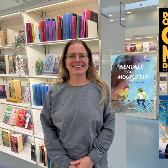 Anne på Hovedbiblioteket