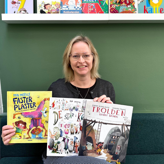 Kerstin på Hovedbiblioteket