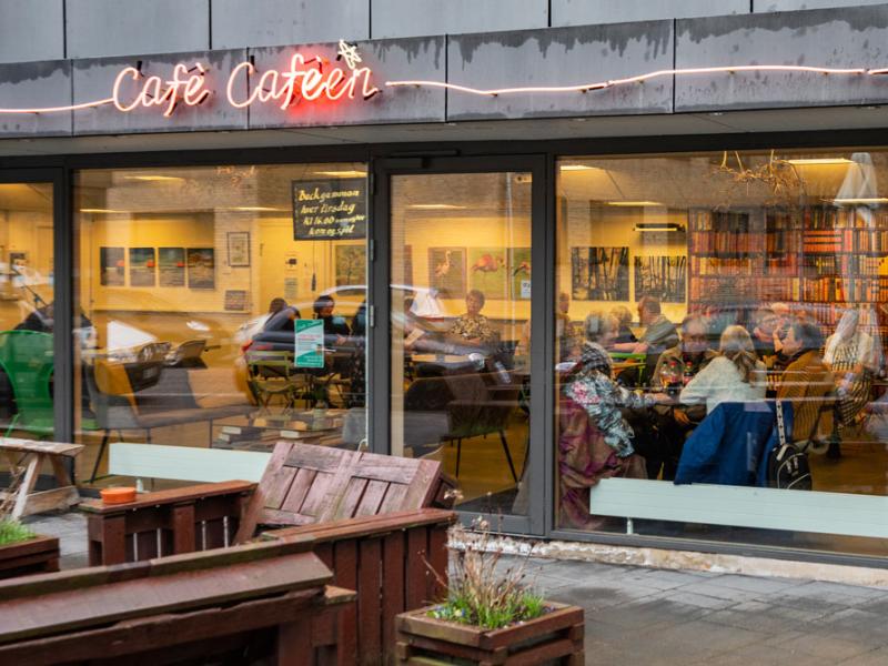 Café Cafèen på Vangede Bibliotek