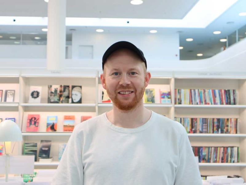 Mattias Blicher på Gentofte Hovedbibliotek