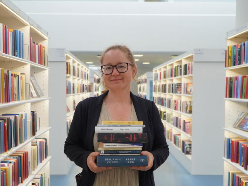 Signe Pallisgaard på Gentofte Hovedbibliotek