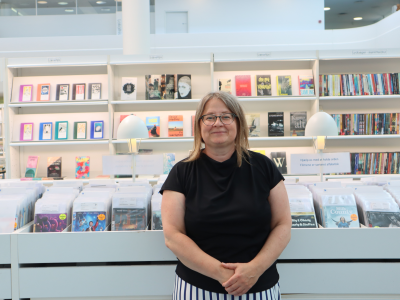 Dina på Hovedbiblioteket
